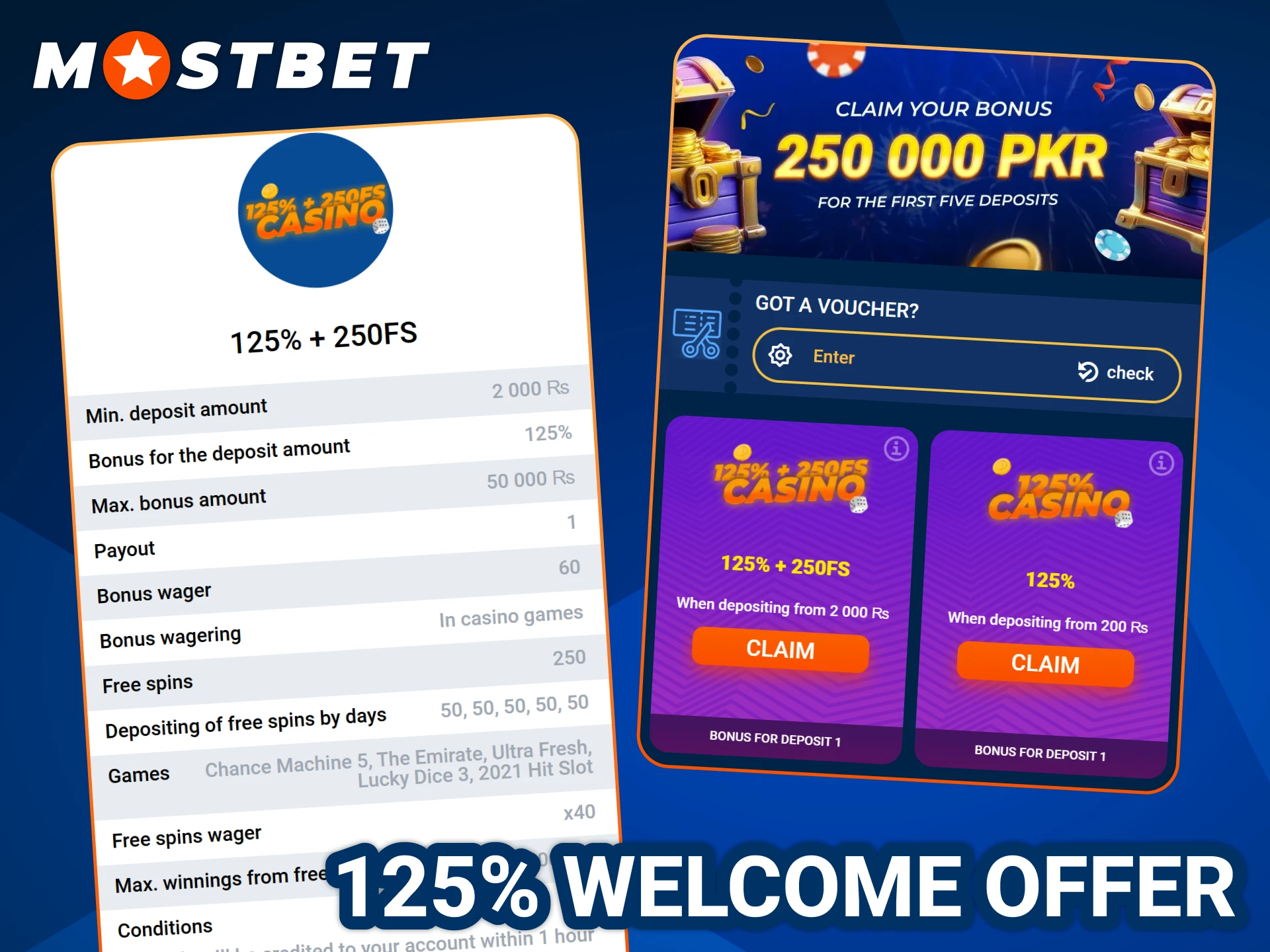 Get extra for your deposits with Mostbet welcome offers.