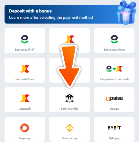 Deposit for your Aviator gaming sessions at Mostbet.