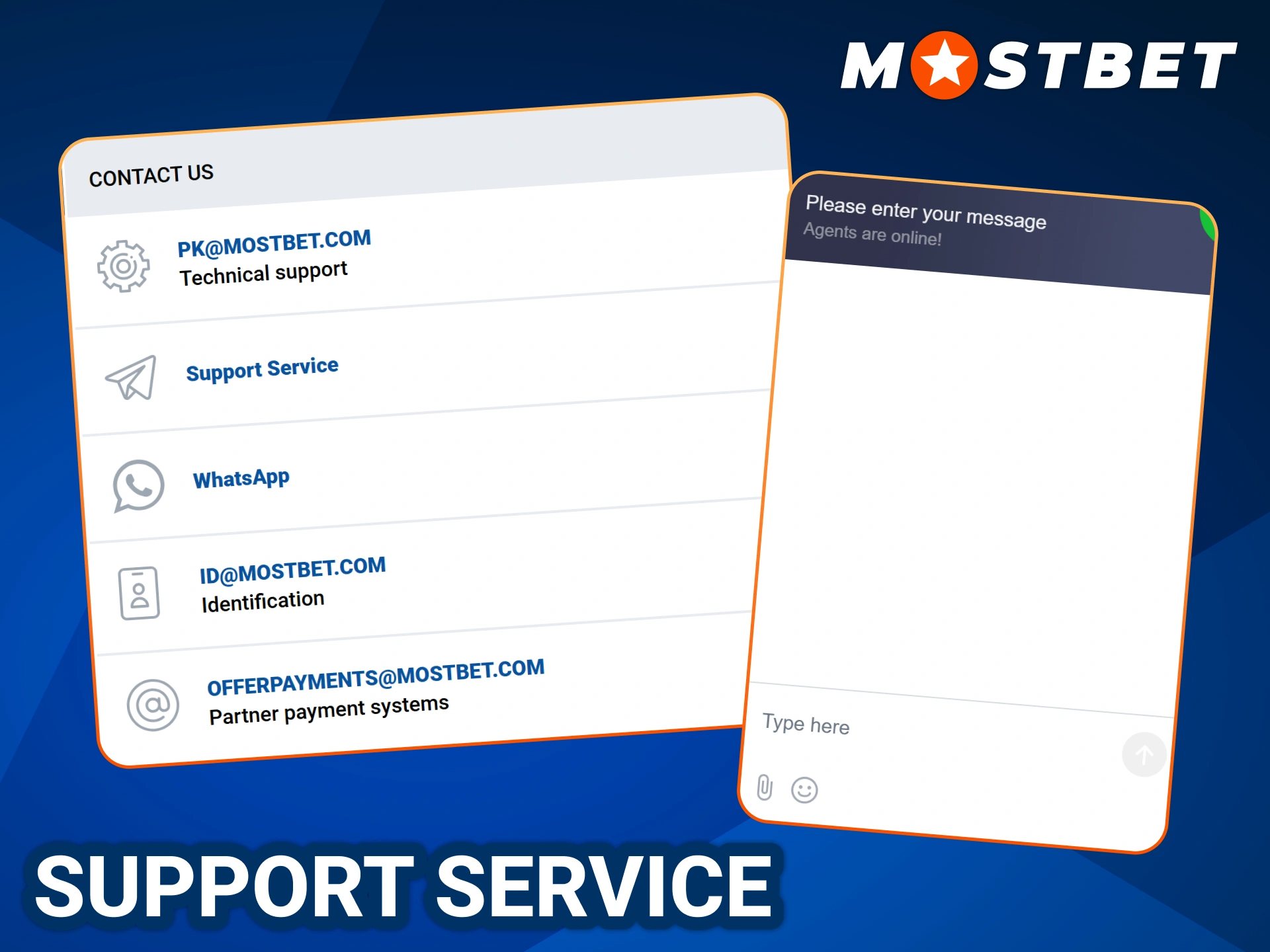 Use contacts page or live chat at Mostbet to reach support team.