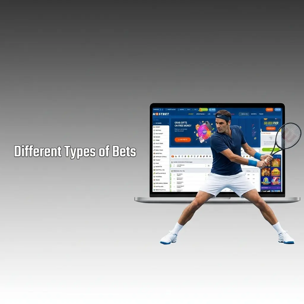 Mostbet bet types including single, accumulator parlay, and system bets for Pakistan players across sports
