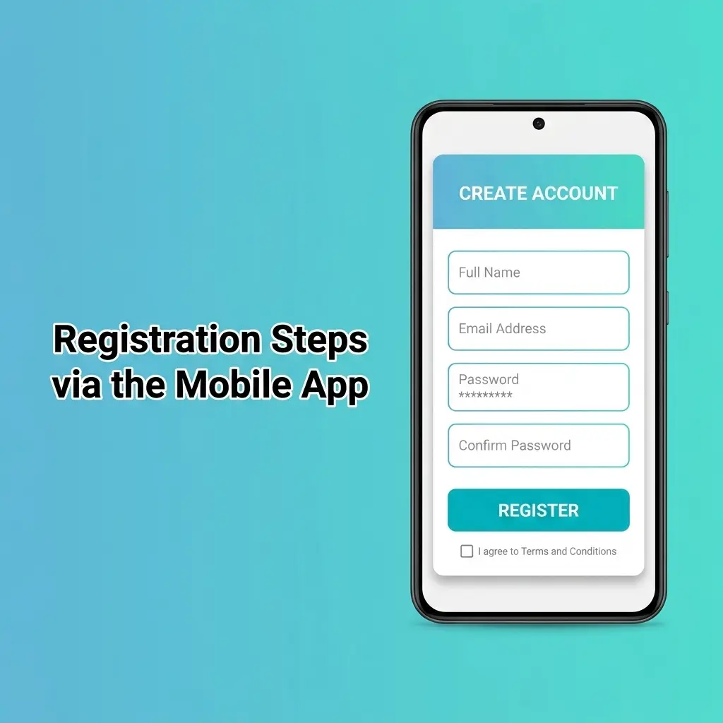 Mostbet mobile app registration steps showing sign-up form with phone, email, and social media options