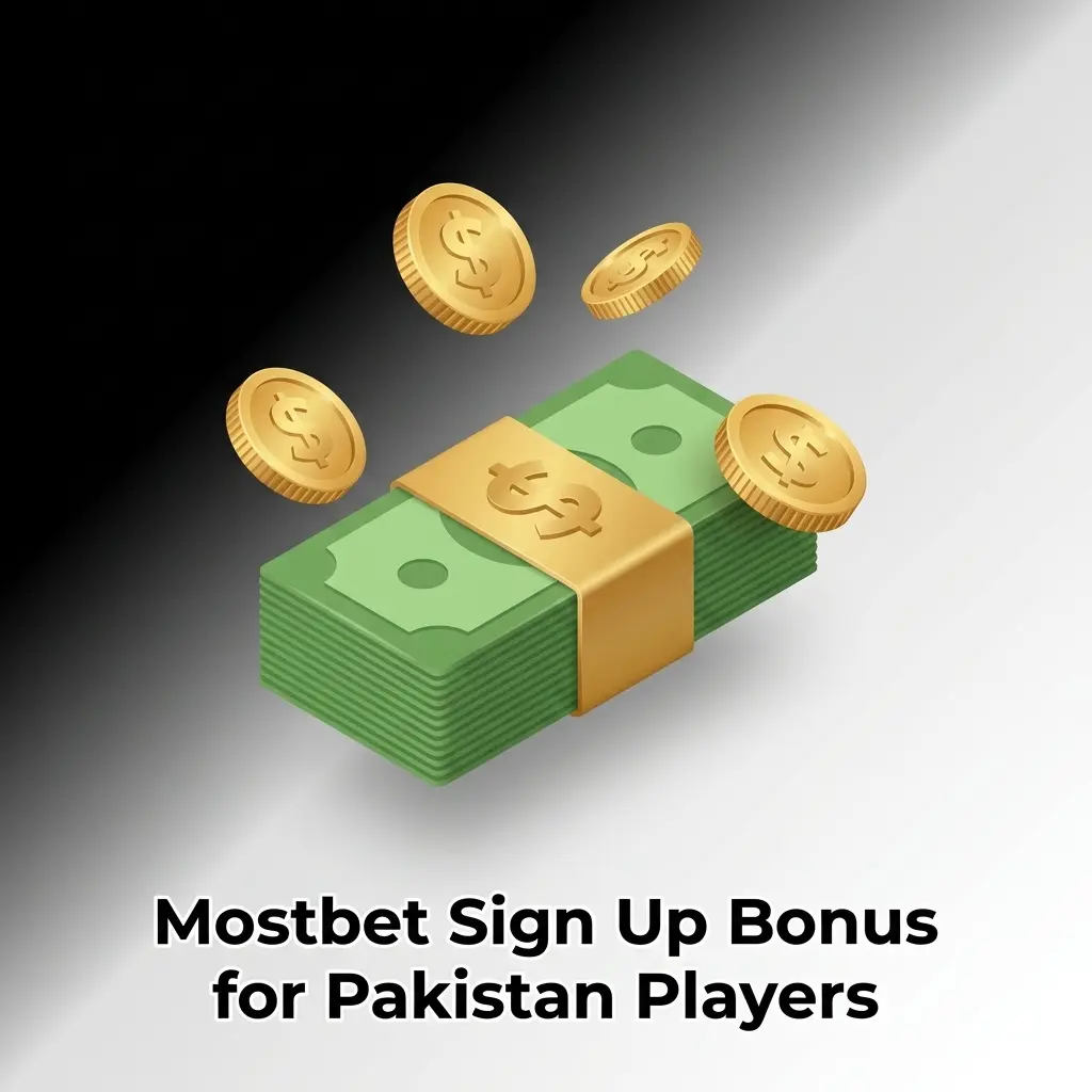 Mostbet Pakistan sign up bonus showing 125% casino offer with 250 free spins or 125% sports betting bonus for new players