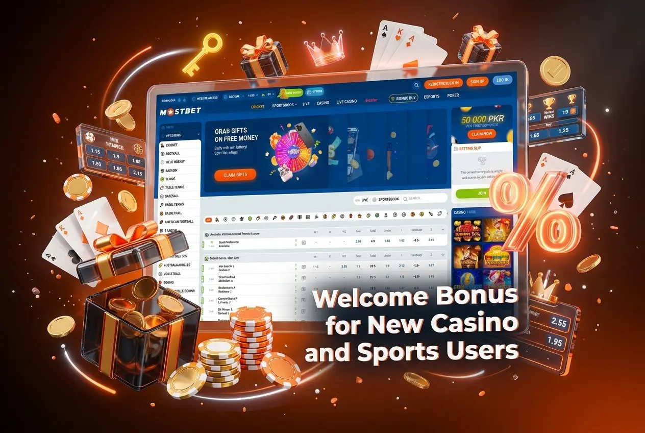Welcome bonus for new Pakistan users: 125% deposit match on casino or sports betting, plus 250 free spins on first deposit.