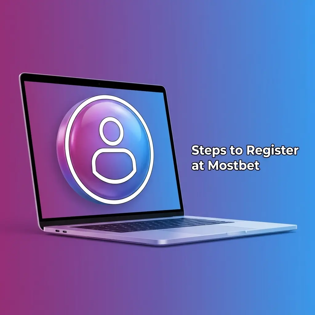 Step-by-step Mostbet registration process showing sign-up methods including email, phone, social network, and one-click options